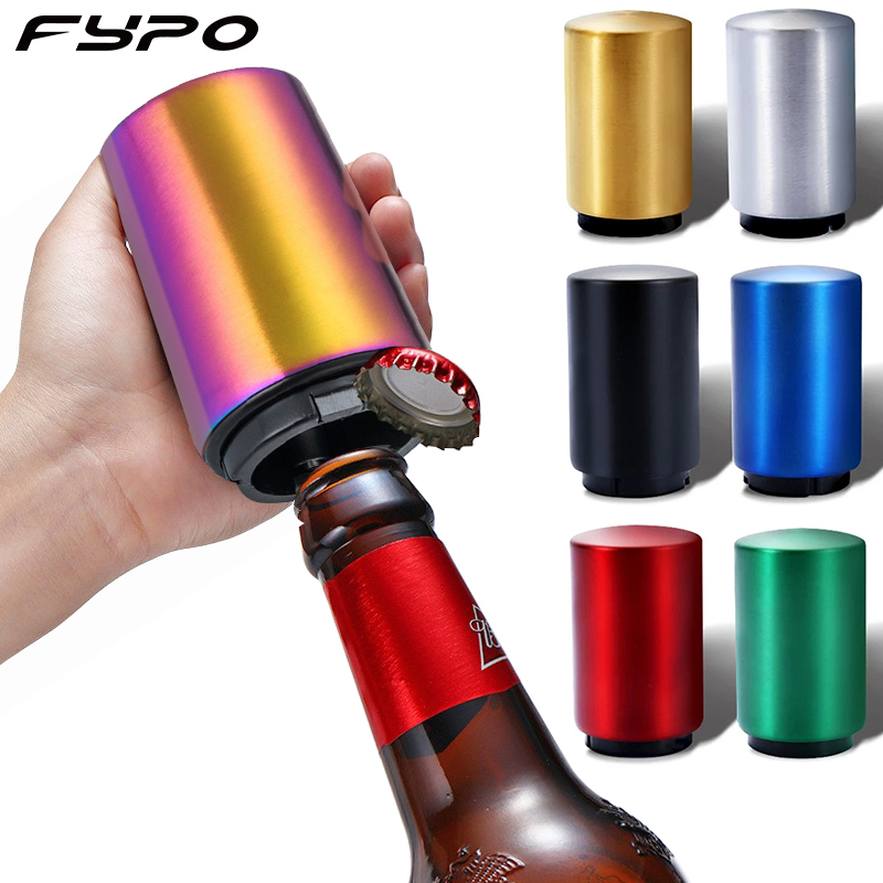 Kitchen Gadgets Jar Openers - Automatic Beer Bottle Opener,Magnetic Stainless Steel
