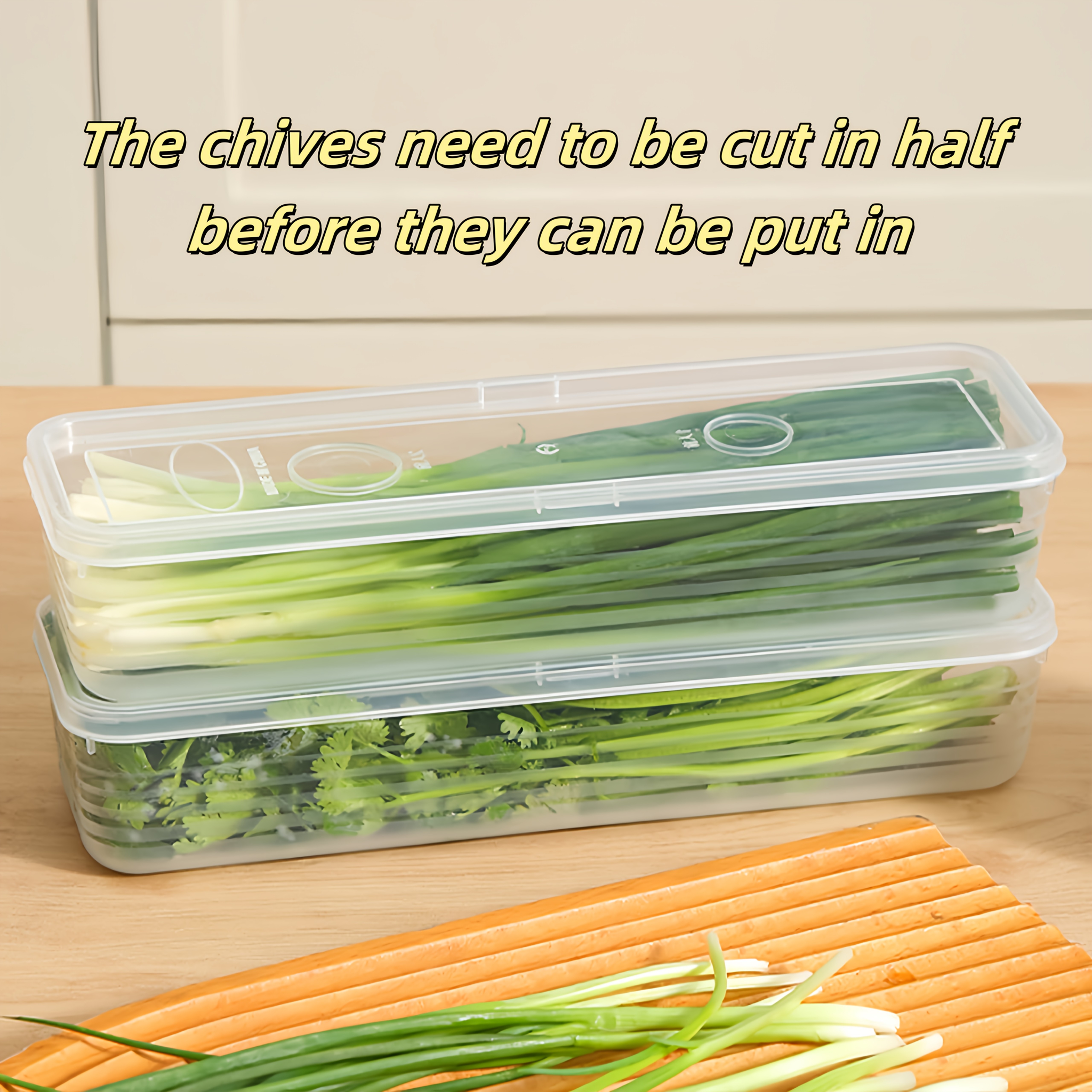 Kitchen Gadgets Storage - 2/4/6pcs Food Vegetable Storage Containers -