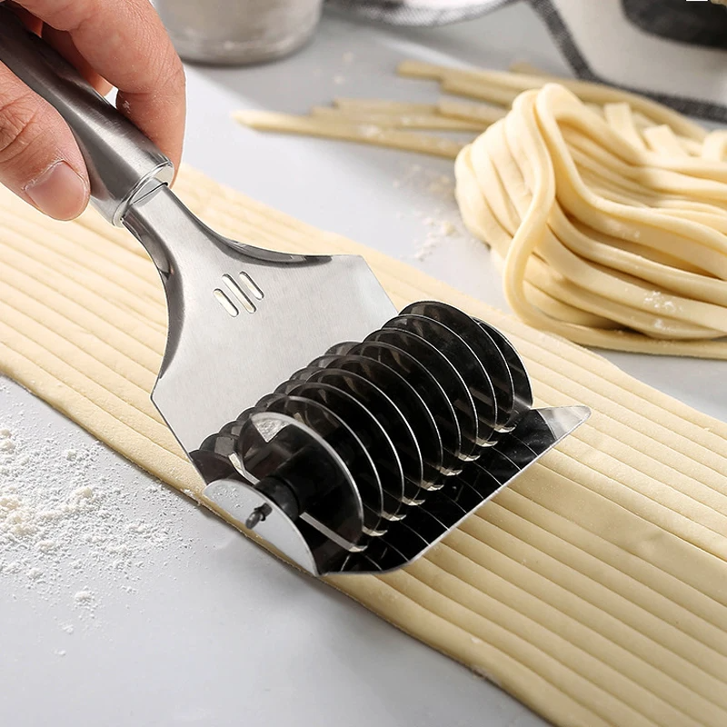 Kitchen Gadgets Pasta - 1Pcs Stainless Steel Manual Spaghett Cutter