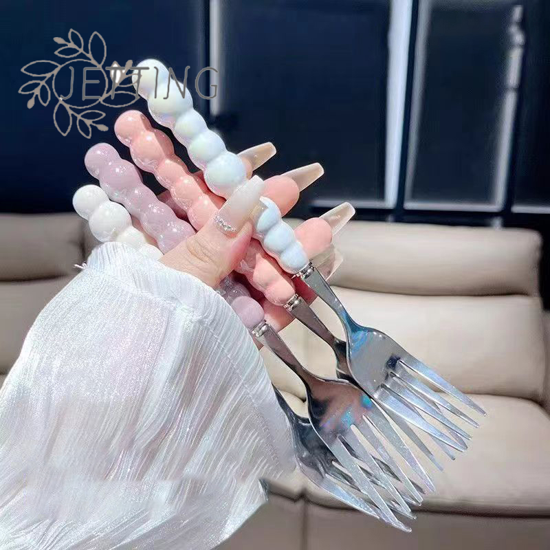 Kitchen Gadgets Pasta - Hot Pearl Handle Fork For Dessert