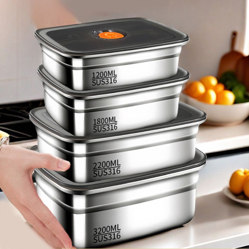 Kitchen Gadgets For Kids - Stainless Steel Lunch Box Bento Box