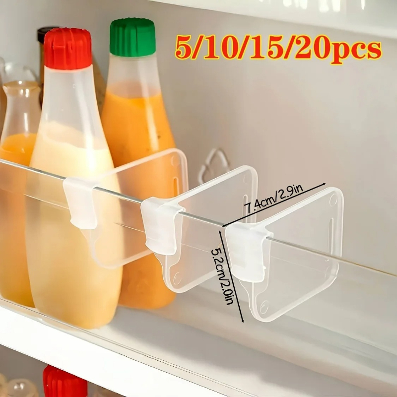 Kitchen Gadgets Storage - 5 10 15 20PCS Sturdy Clear