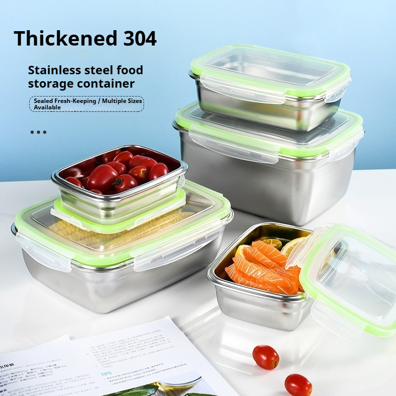 Kitchen Gadgets Storage - 304 Stainless Steel Lunch Box Set