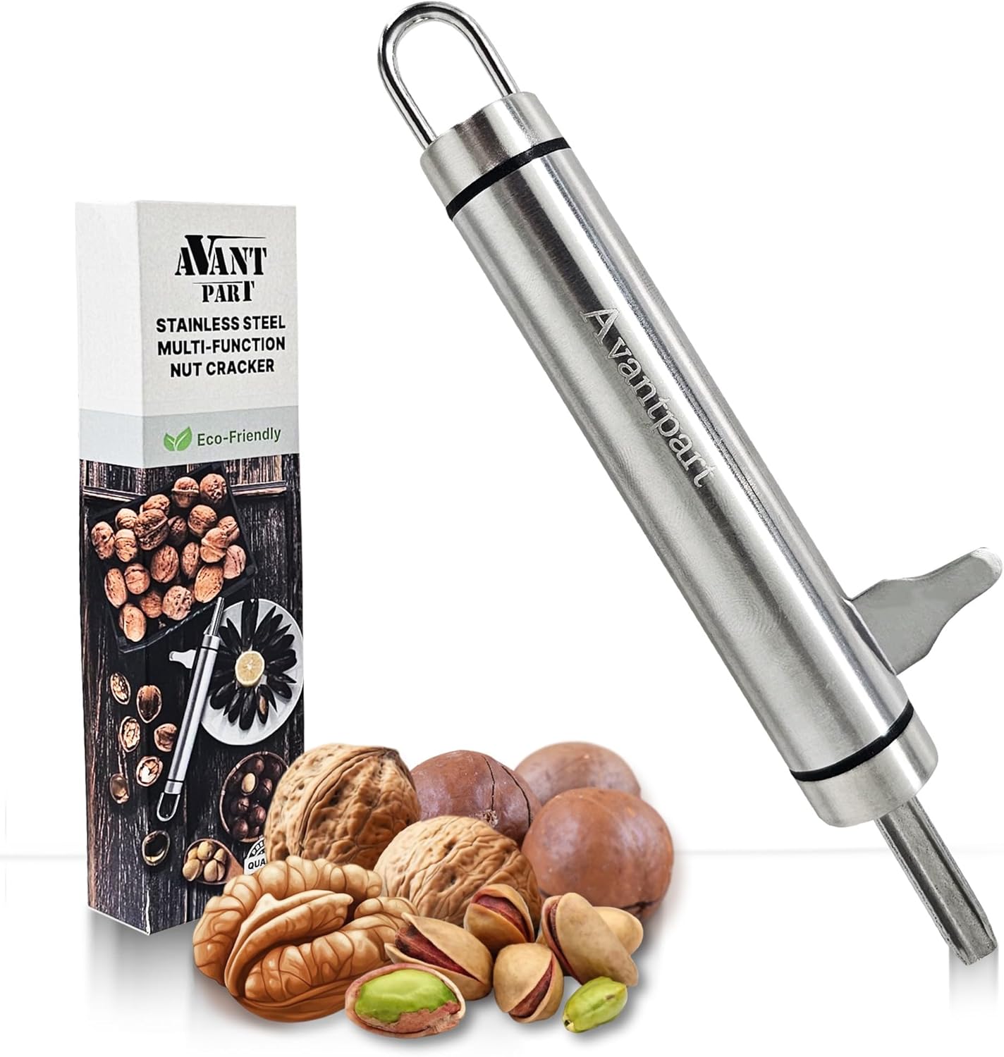 Kitchen Gadgets Images - Heavy Duty Nut Cracker & Walnut