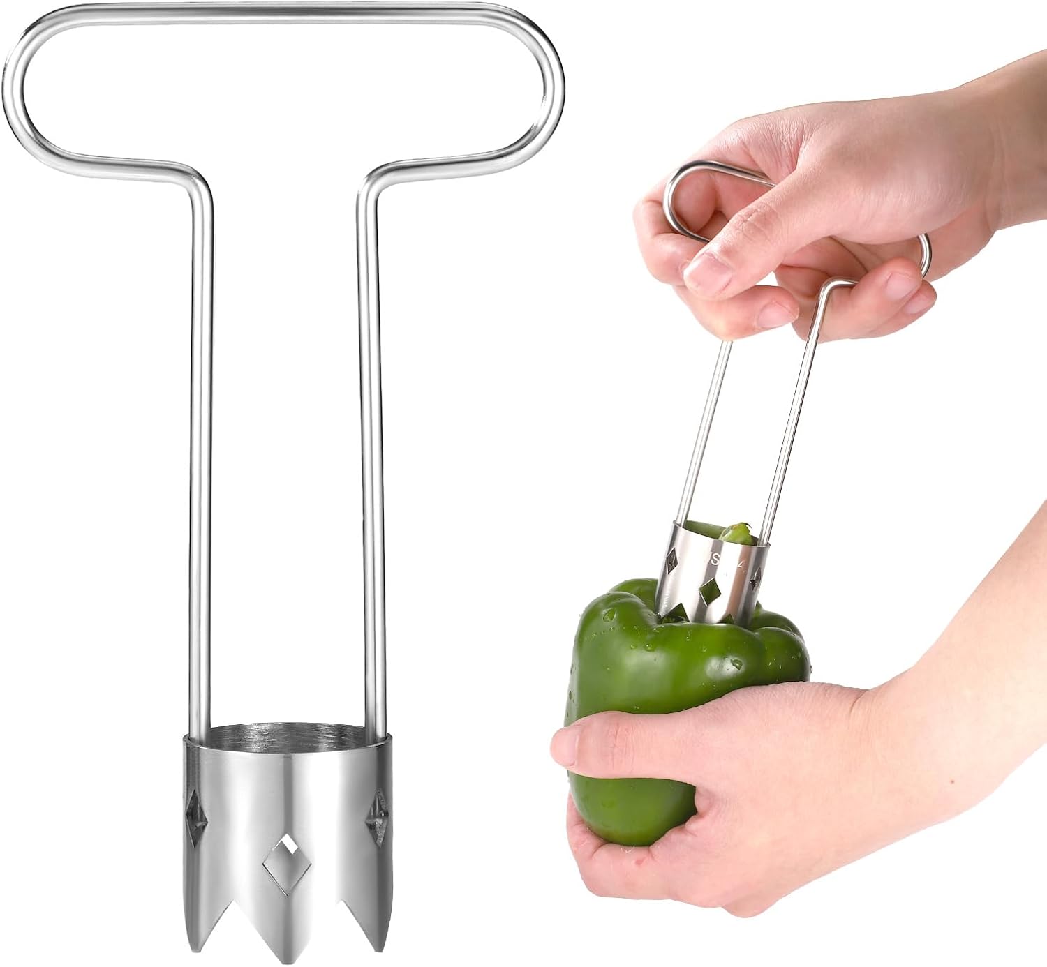 Kitchen Gadgets Images - Stainless Steel Fruit and Vegetable Corer