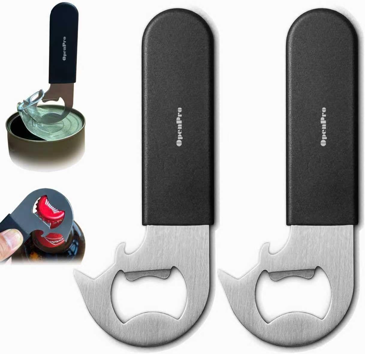 Kitchen Gadgets & Toys - 2-in-1 Magnetic Can and Bottle Opener,