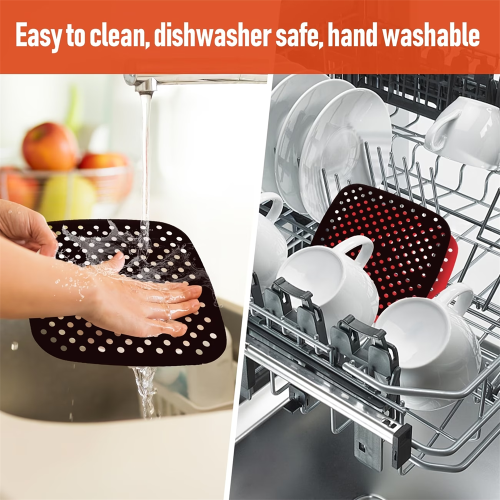 Reusable Air Fryer Pad, Silico - Kitchen Gadgets And Equipment recension och pris