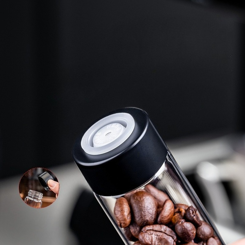 JUSTINLAU Glass Coffee Bean St - Kitchen Gadgets Storage recension och pris
