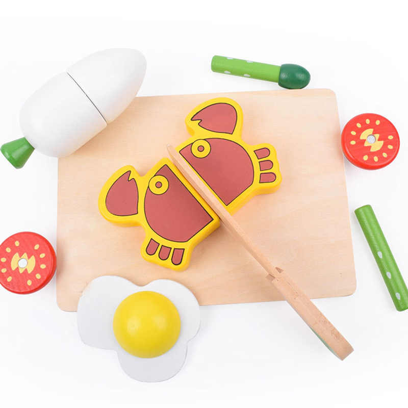 1PCS Wooden Toy Magnetic Cutti - Kitchen Gadgets For Kids recension och pris