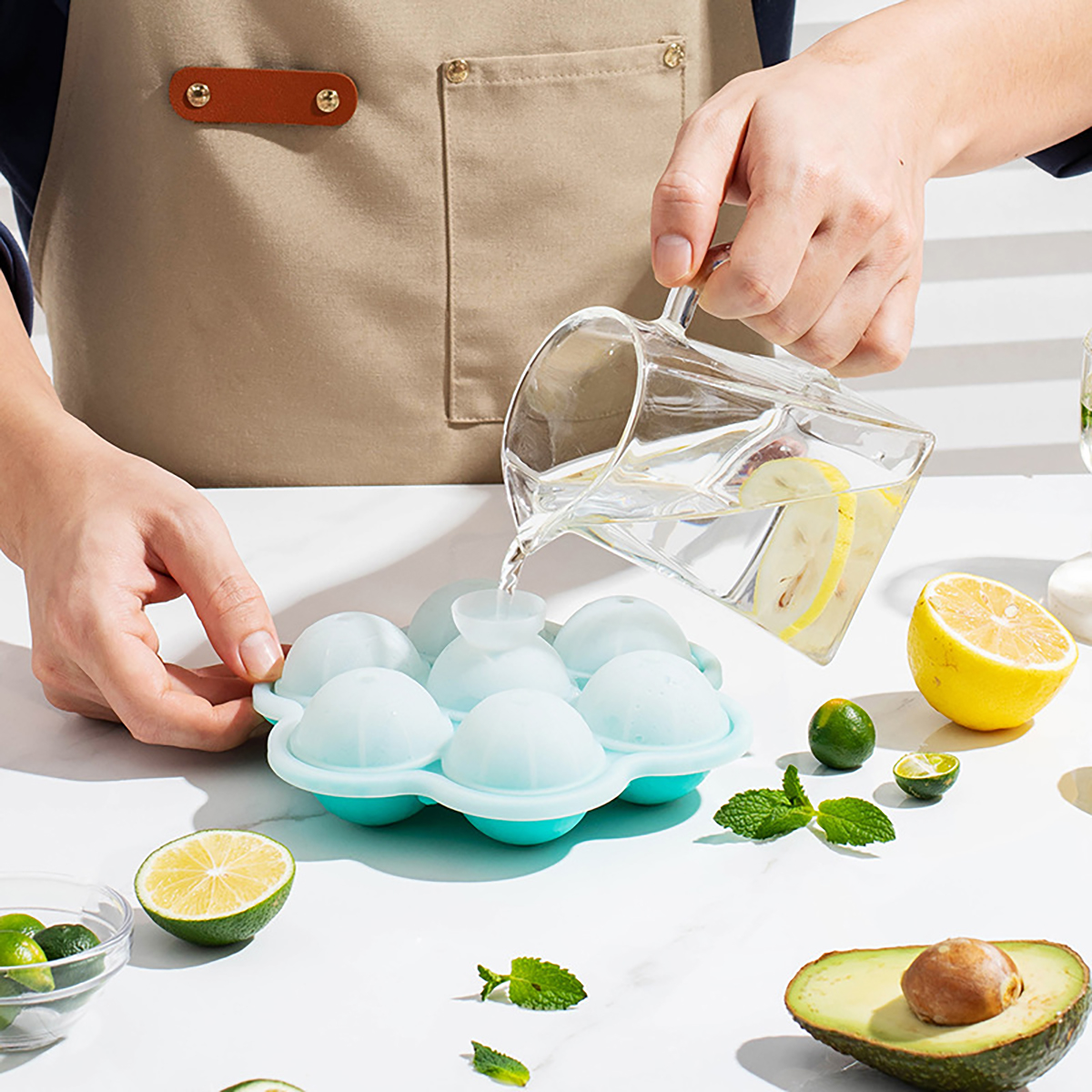 1pc Spherical Silicone Ice Gri - Kitchen Gadgets And Equipment recension och pris