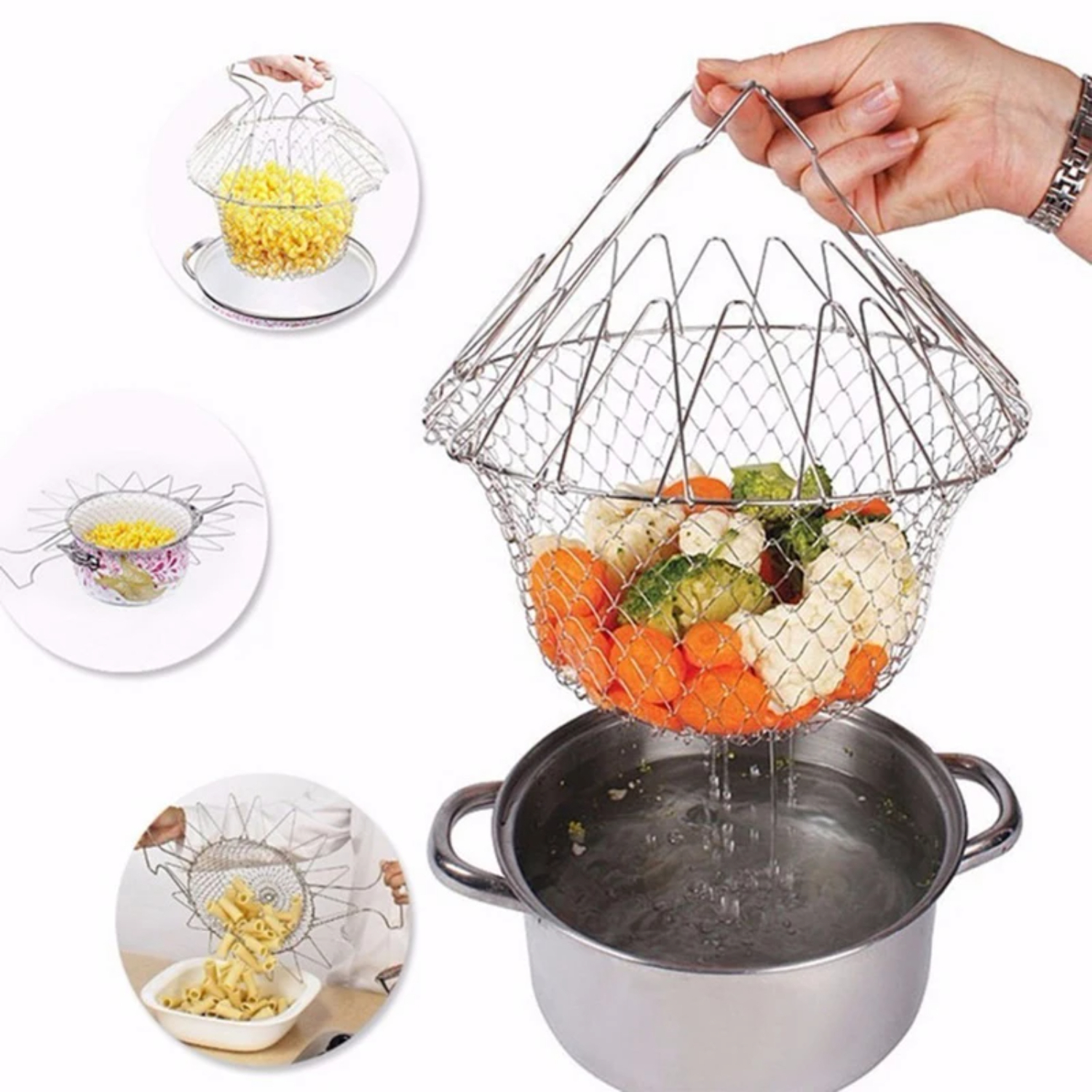Multifunction Foldable Steam R - Kitchen Gadgets In China recension och pris