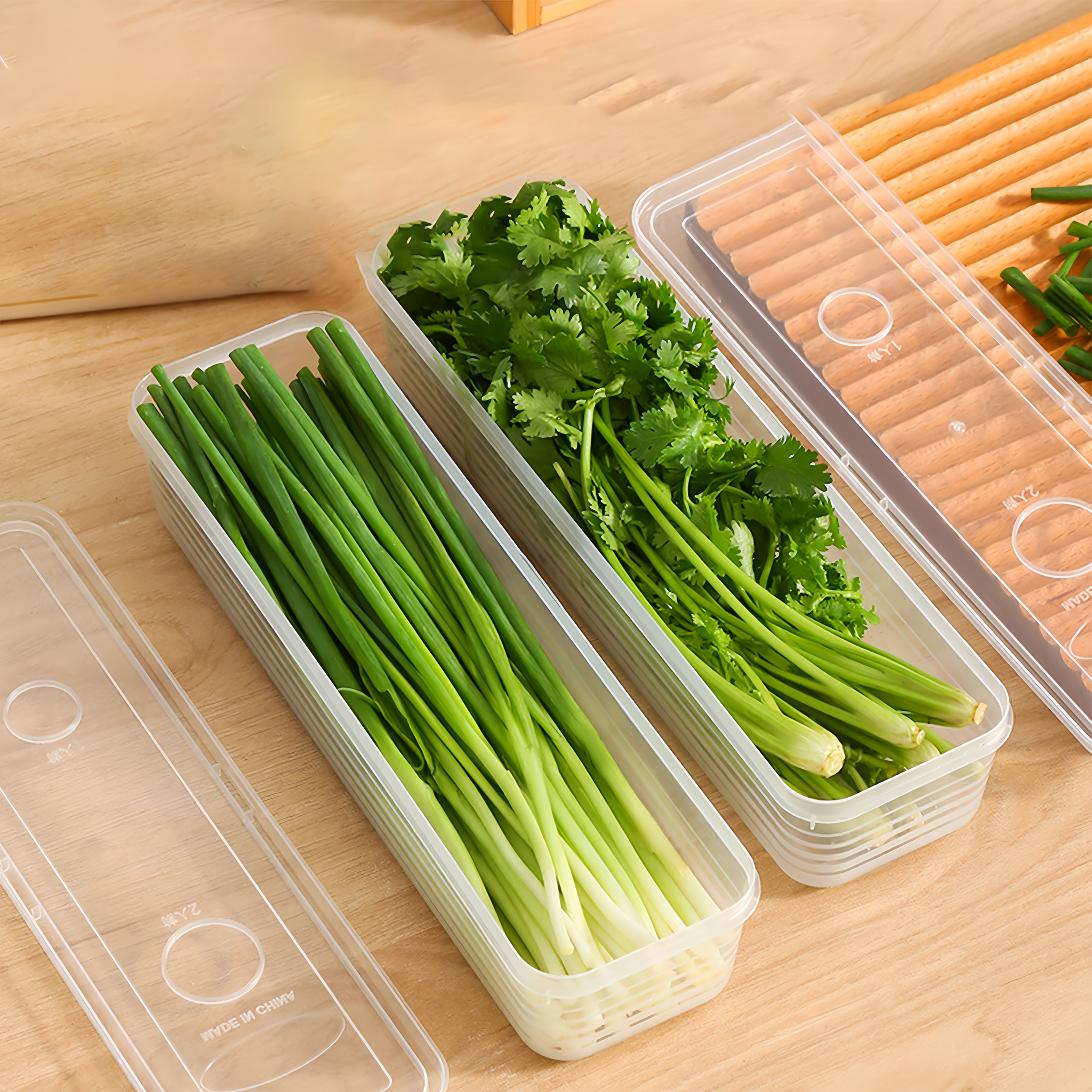 2/4/6pcs Food Vegetable Storag - Kitchen Gadgets Storage recension och pris