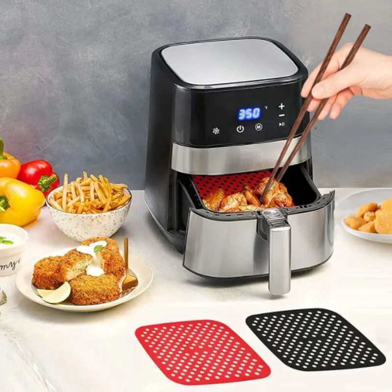 Air Fryer Liner Food Grade Reu - Silicone Steamer Basket recension och pris