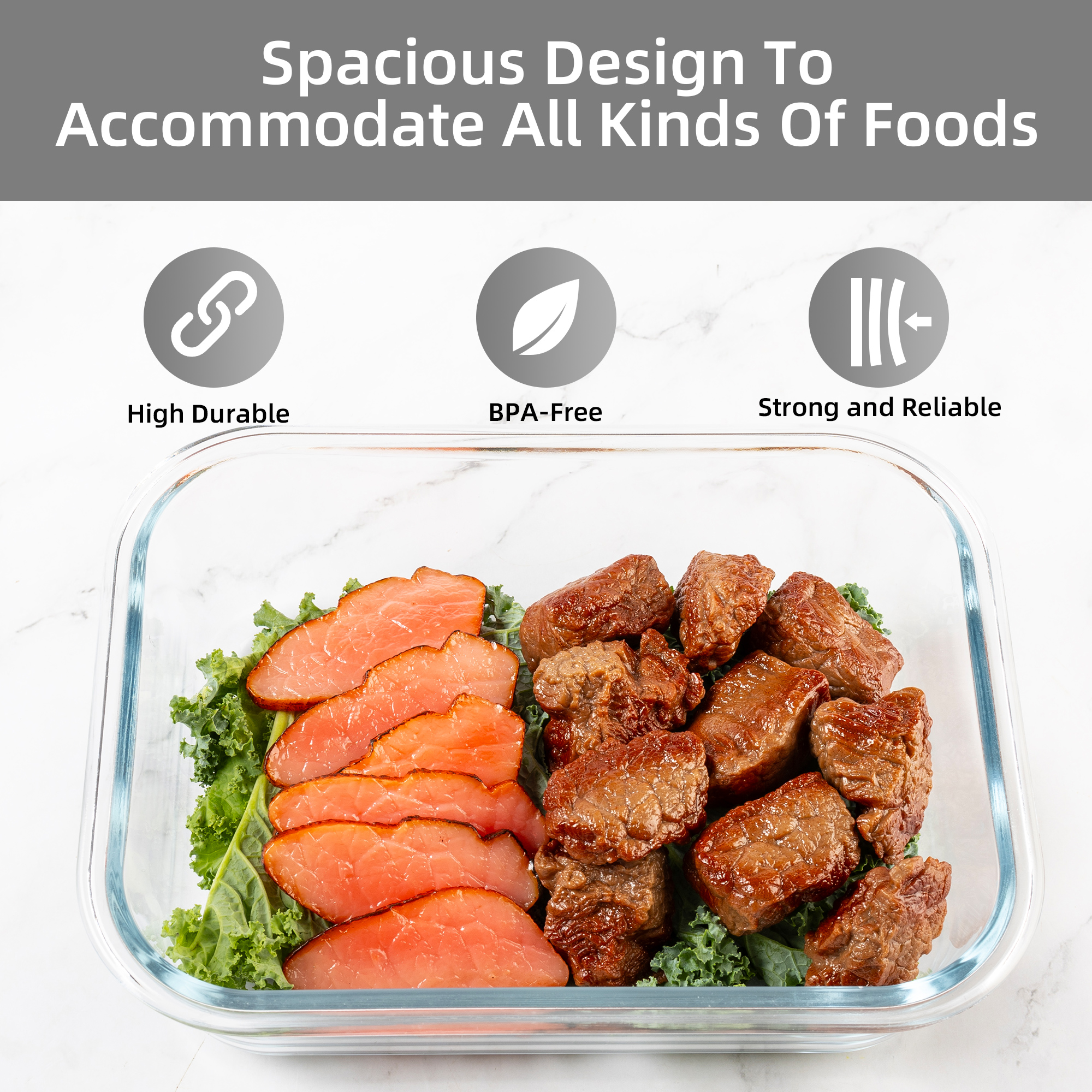 16-Piece Glass Food Storage Co - Kitchen Gadgets Storage recension och pris