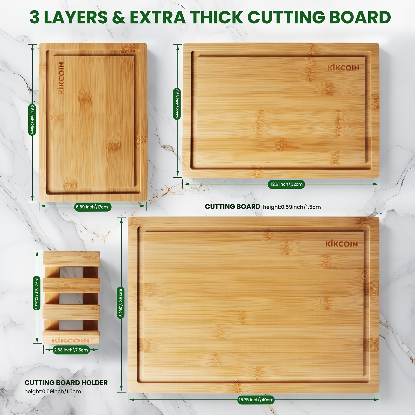 4pcs Oversized Bamboo Cutting  - Kitchen Gadgets In China recension och pris