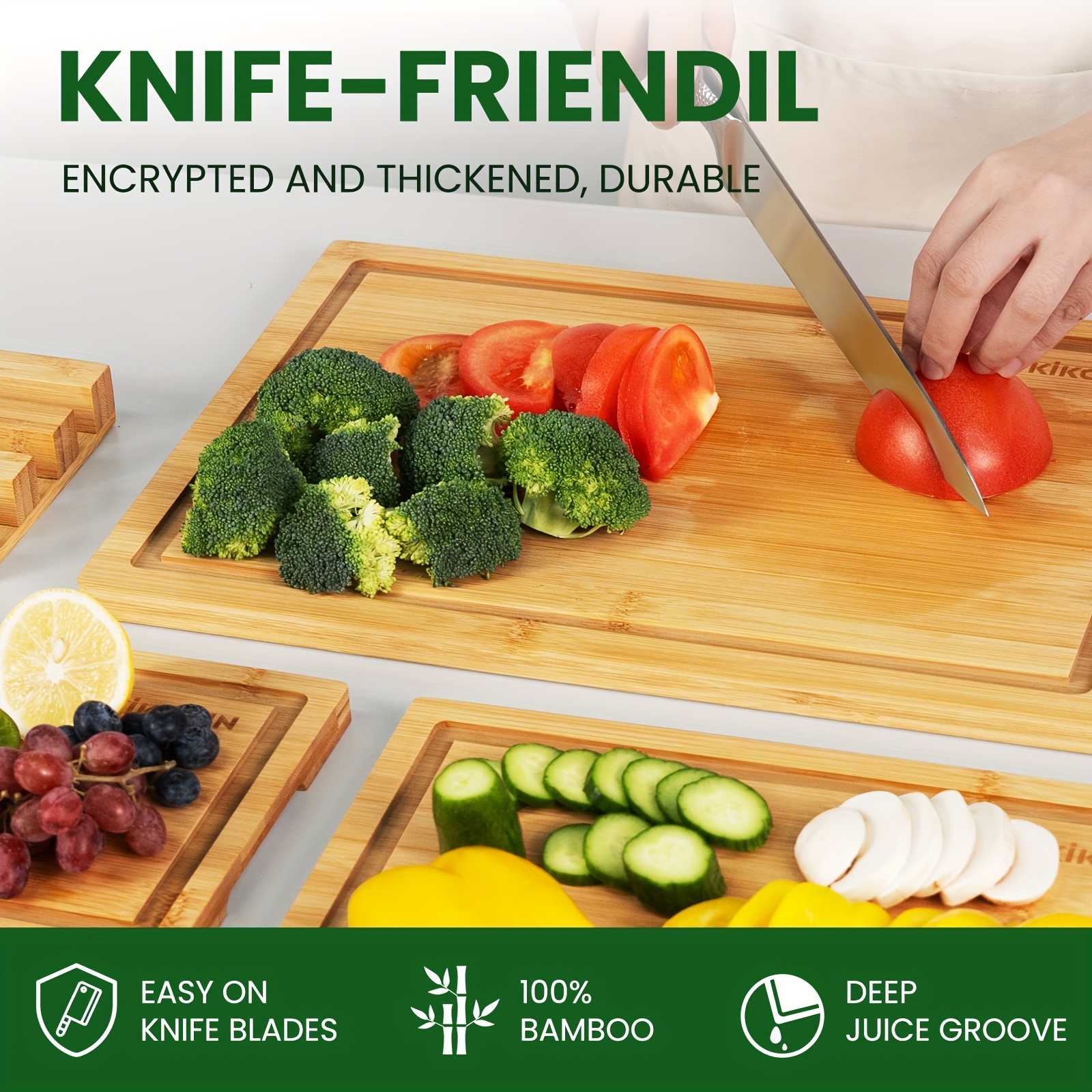 4pcs Oversized Bamboo Cutting  - Kitchen Gadgets In China recension och pris
