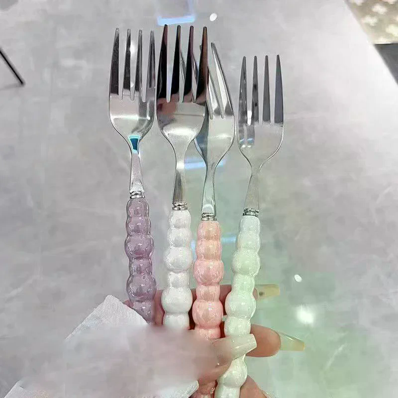 Pearl Handle Fork For Dessert  - Kitchen Gadgets Pasta recension och pris