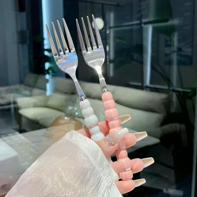 Pearl Handle Fork For Dessert  - Kitchen Gadgets Pasta recension och pris