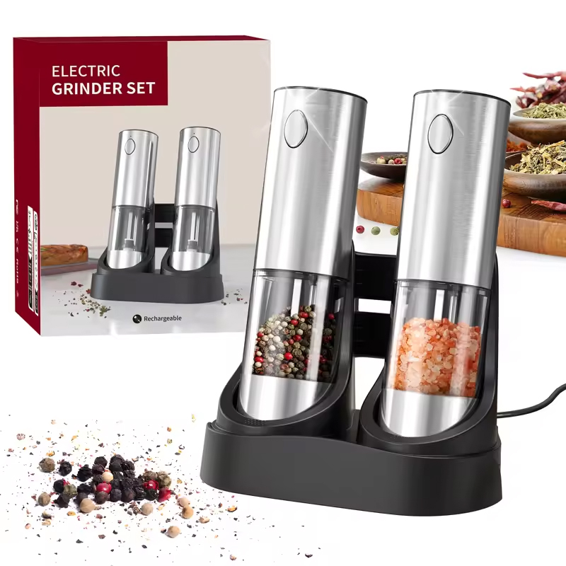 1/2PCS Electric Salt And Peppe - Kitchen Gadgets And Equipment recension och pris