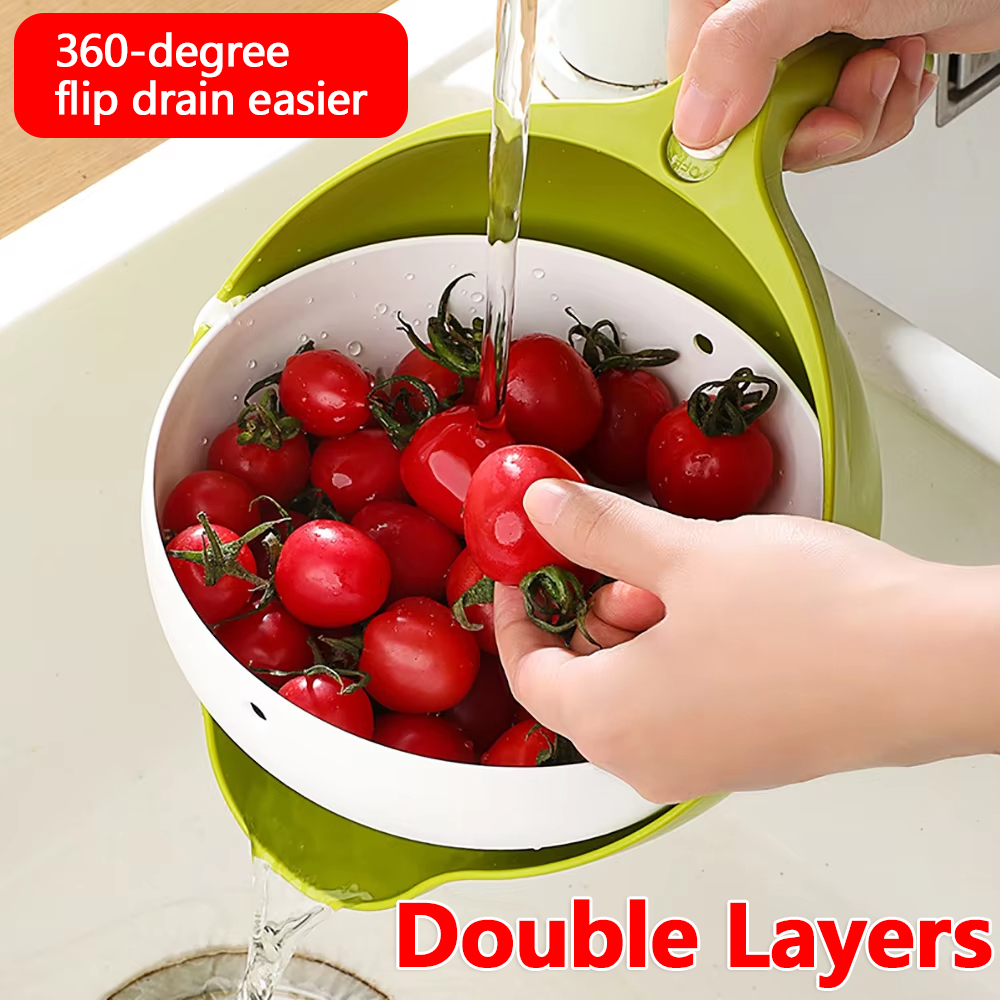 Double Drain Basket Kitchen Si - Kitchen Gadgets And Equipment recension och pris