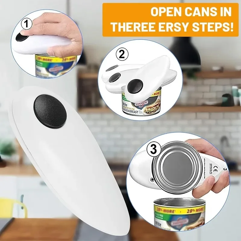 1pc Automatic Can Opener /Manu - Kitchen Gadgets Jar Openers recension och pris
