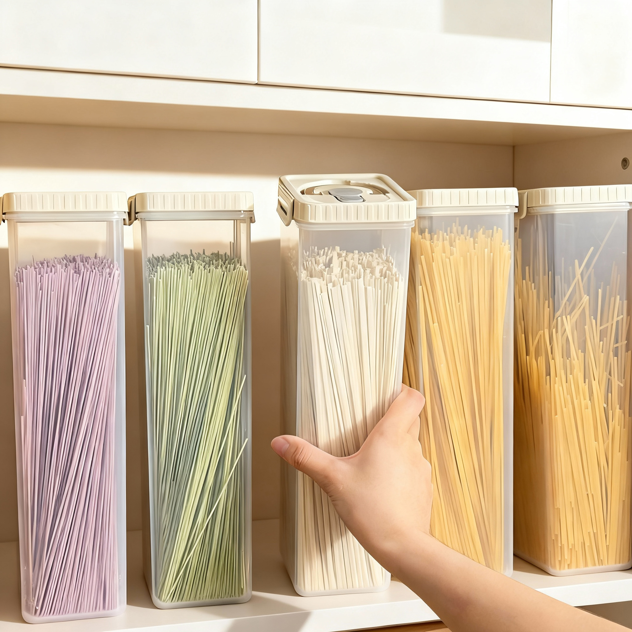 Noodles Sealed Storage Box Wit - Kitchen Gadgets Storage recension och pris