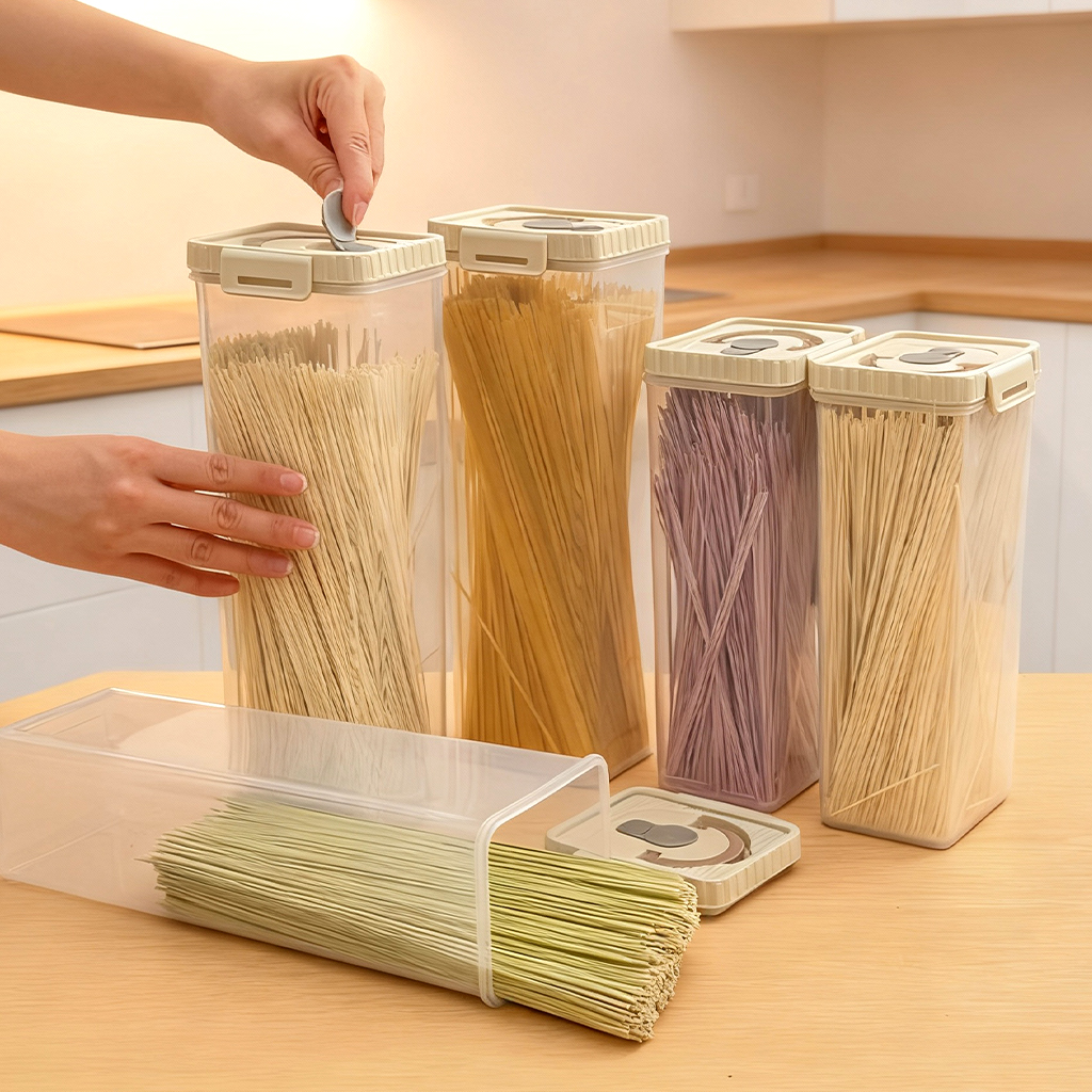 Noodles Sealed Storage Box Wit - Kitchen Gadgets Storage recension och pris