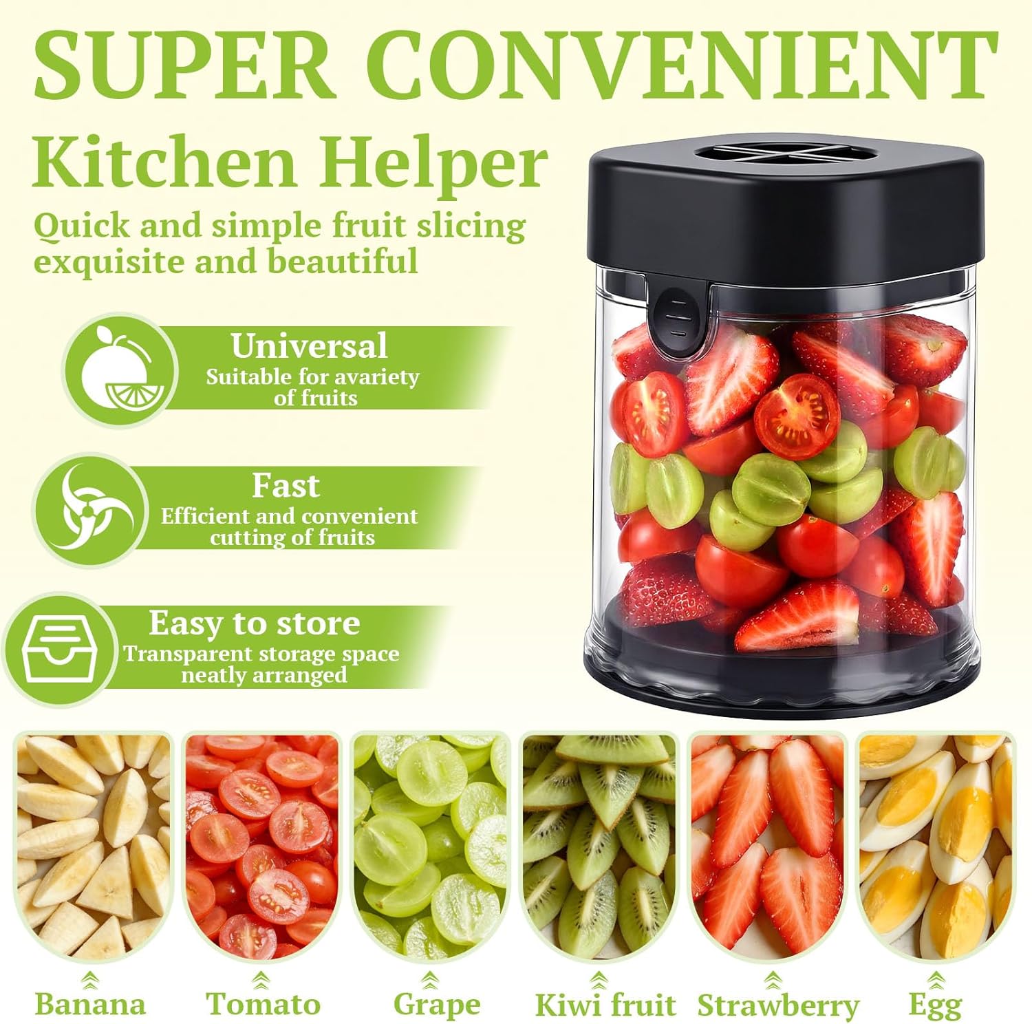 Fruit Slicer Cup, Strawberry S - Kitchen Gadgets Images recension och pris