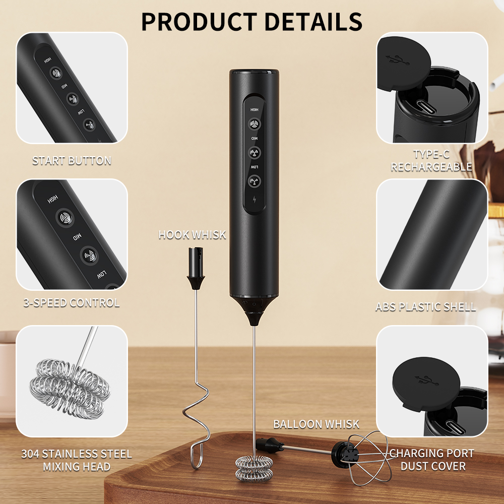 3 in 1 Electric Handheld Milk  - Kitchen Gadgets Best recension och pris