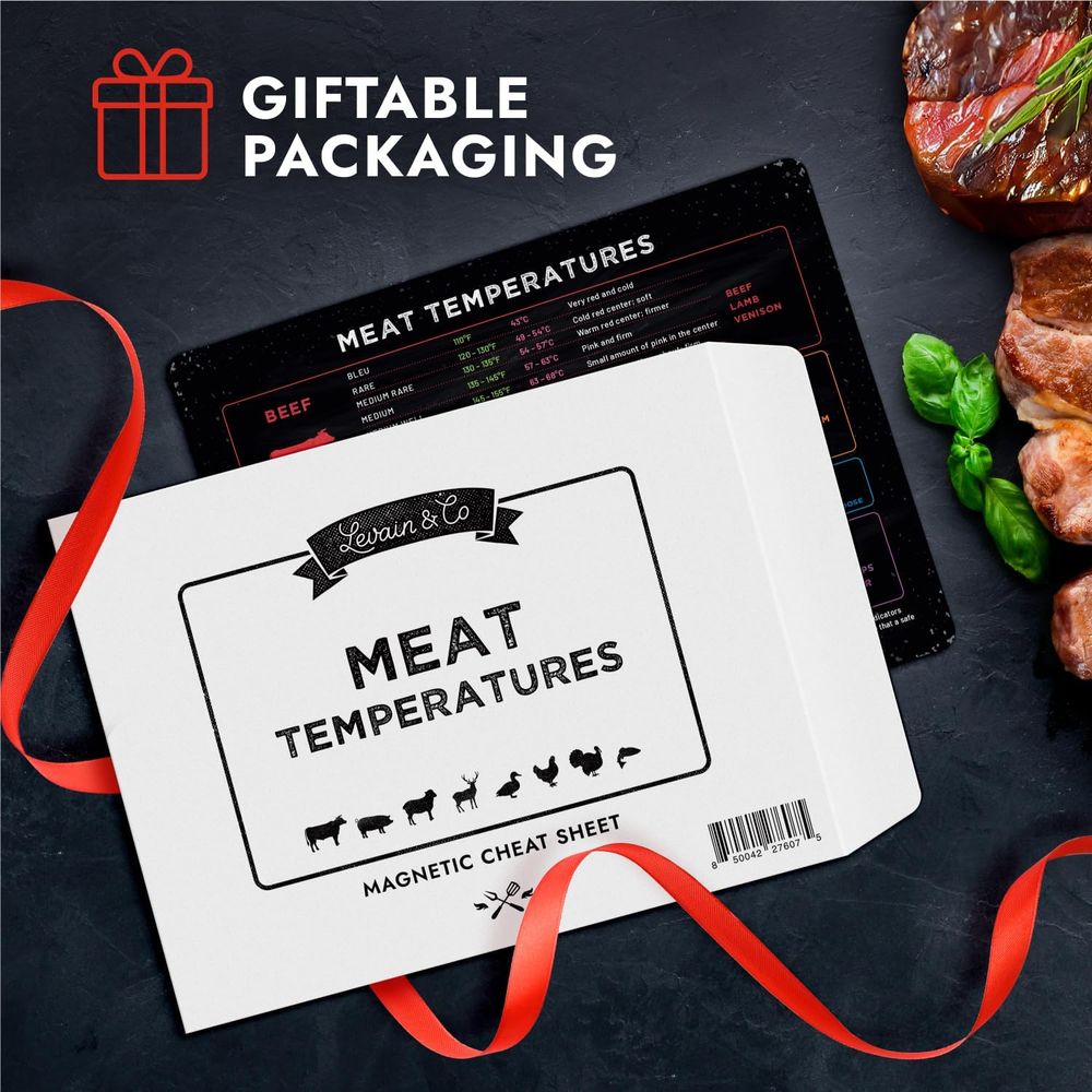 Meat Temperature Guide Magnet  - Kitchen Gadgets Guide recension och pris