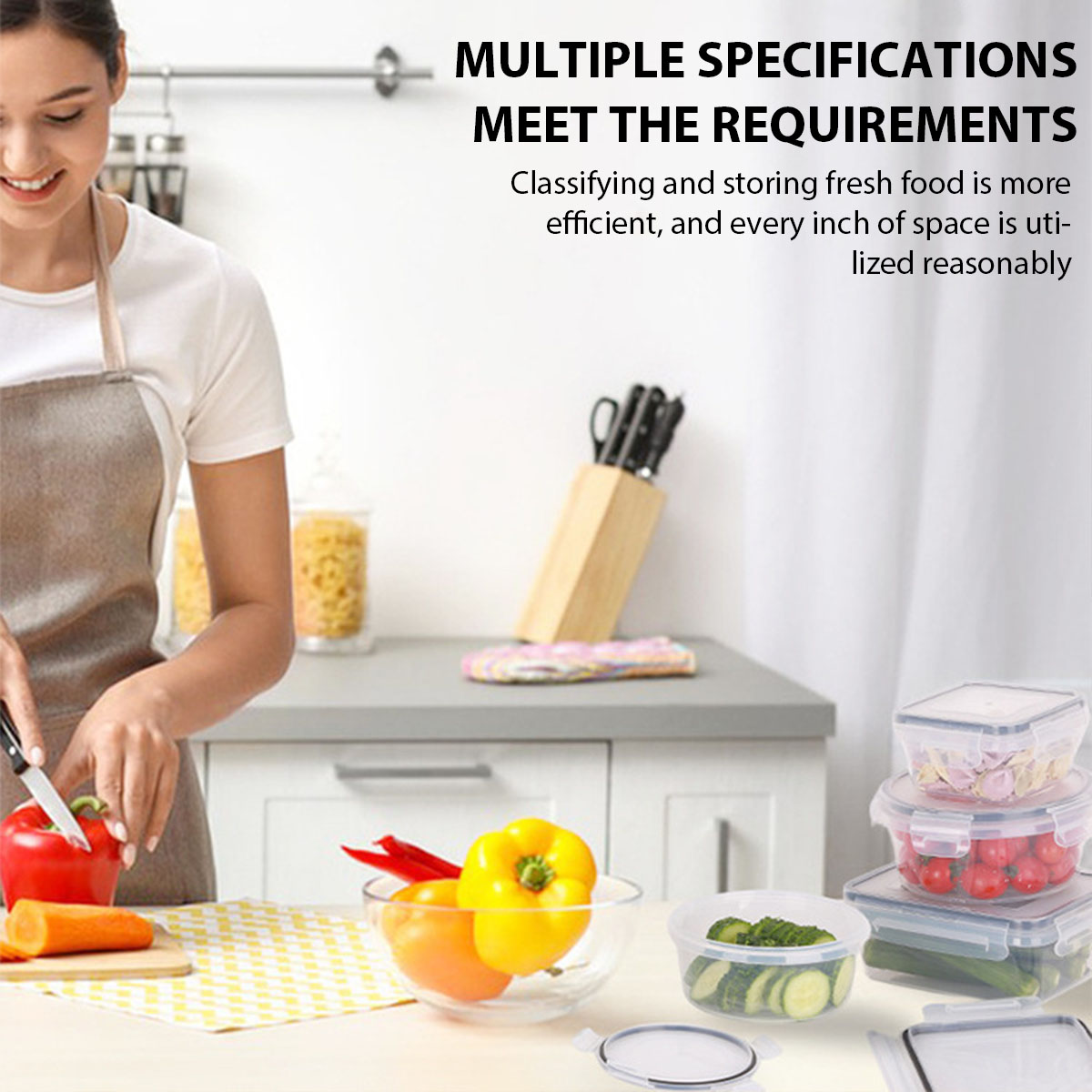 24Pcs/set Food Storage Box Set - Kitchen Gadgets Storage recension och pris
