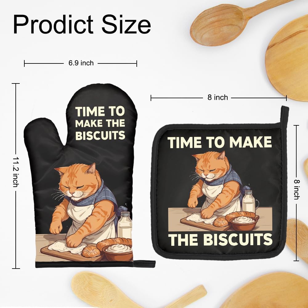 The Biscuits Funny Cat Oven Mi - Funny Kitchen Gadgets Gifts recension och pris