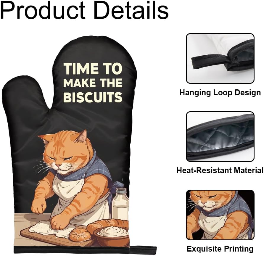 The Biscuits Funny Cat Oven Mi - Funny Kitchen Gadgets Gifts recension och pris