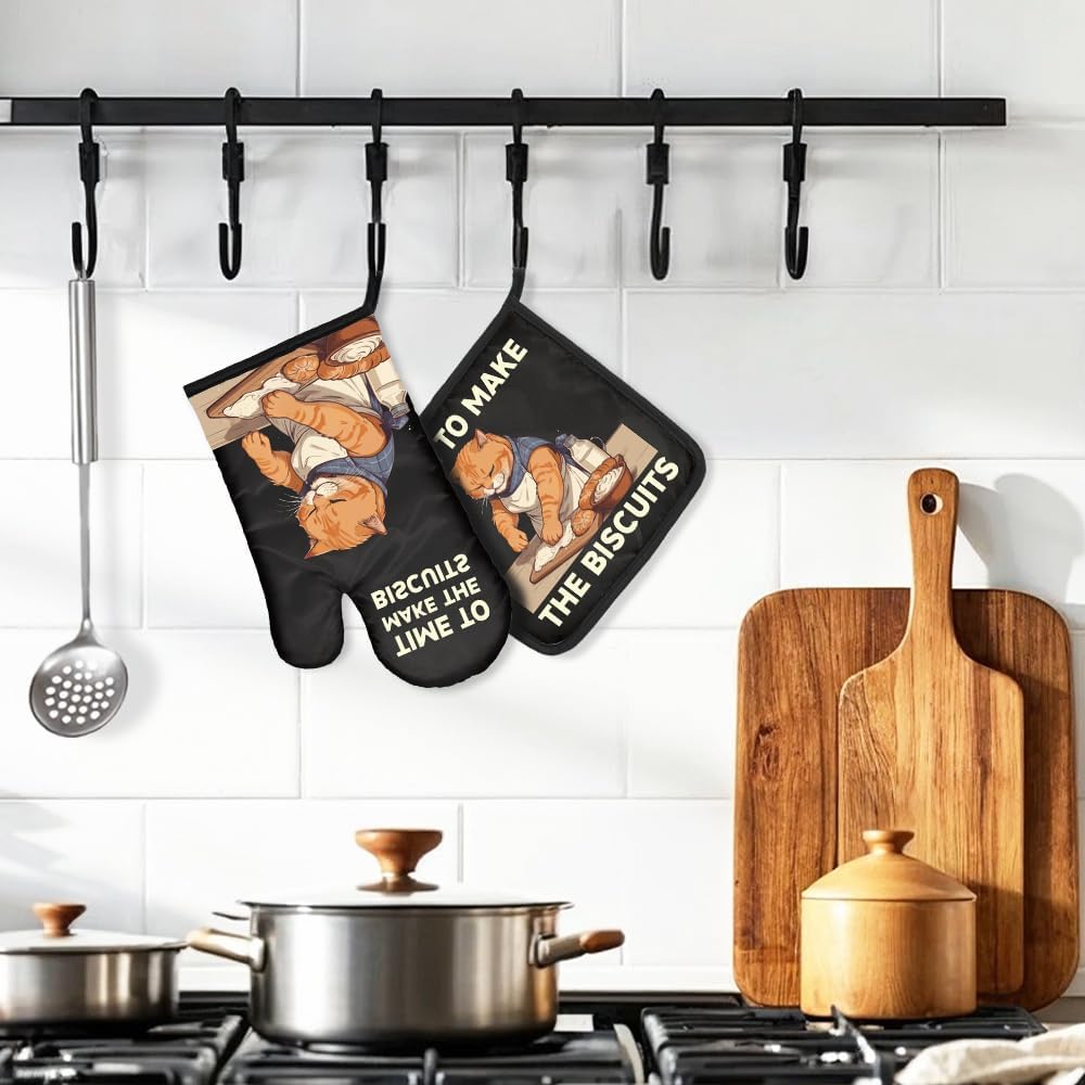 The Biscuits Funny Cat Oven Mi - Funny Kitchen Gadgets Gifts recension och pris