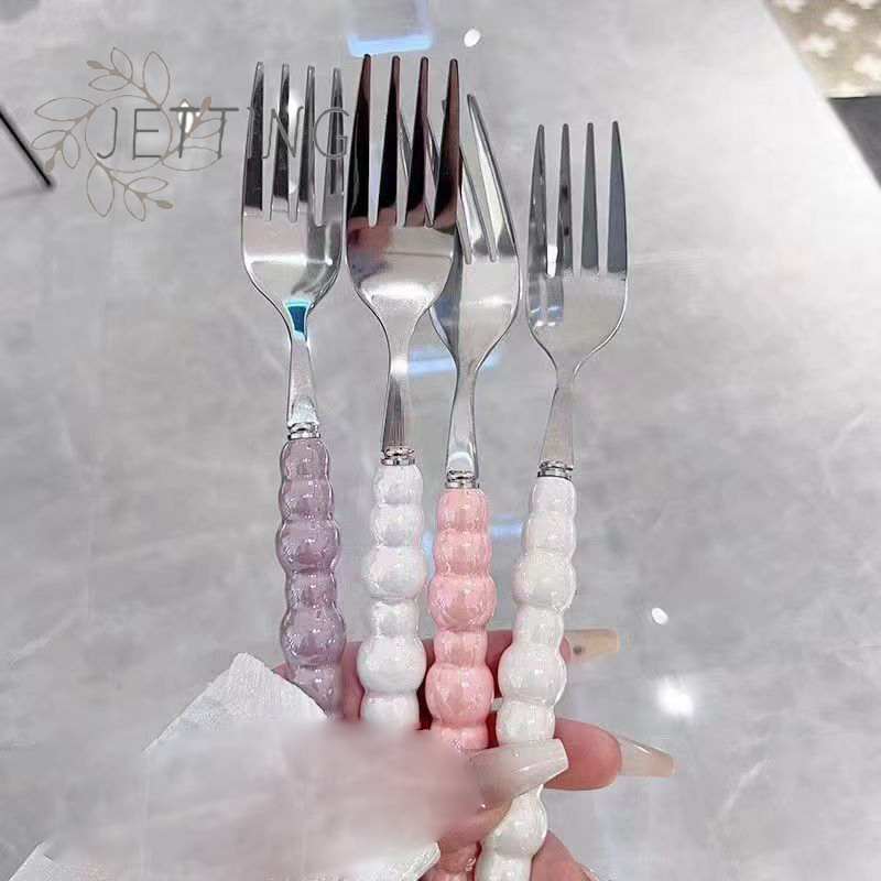 Hot Pearl Handle Fork For Dess - Kitchen Gadgets Pasta recension och pris