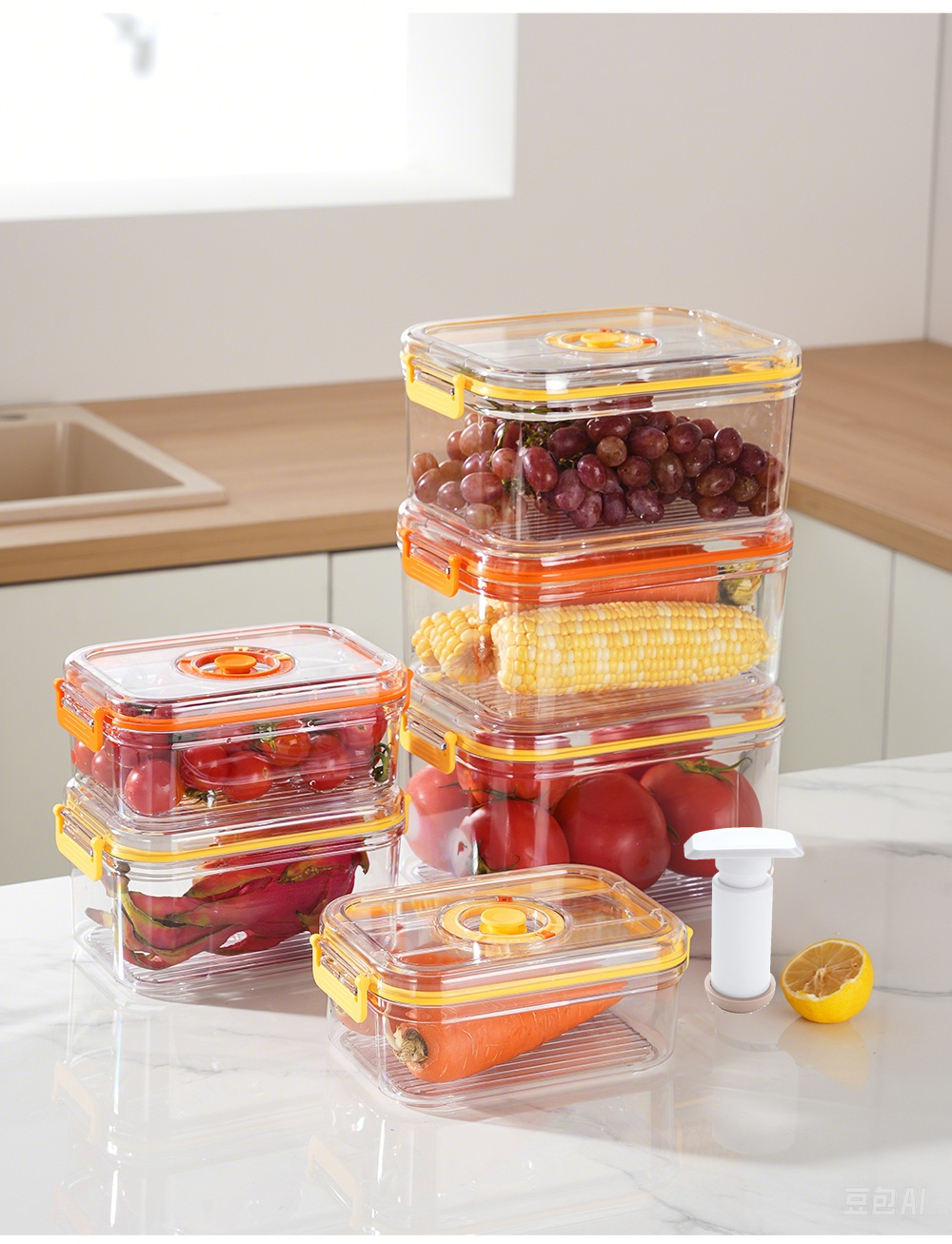 Vacuum Fresh-keeping Box Refri - Kitchen Gadgets Storage recension och pris