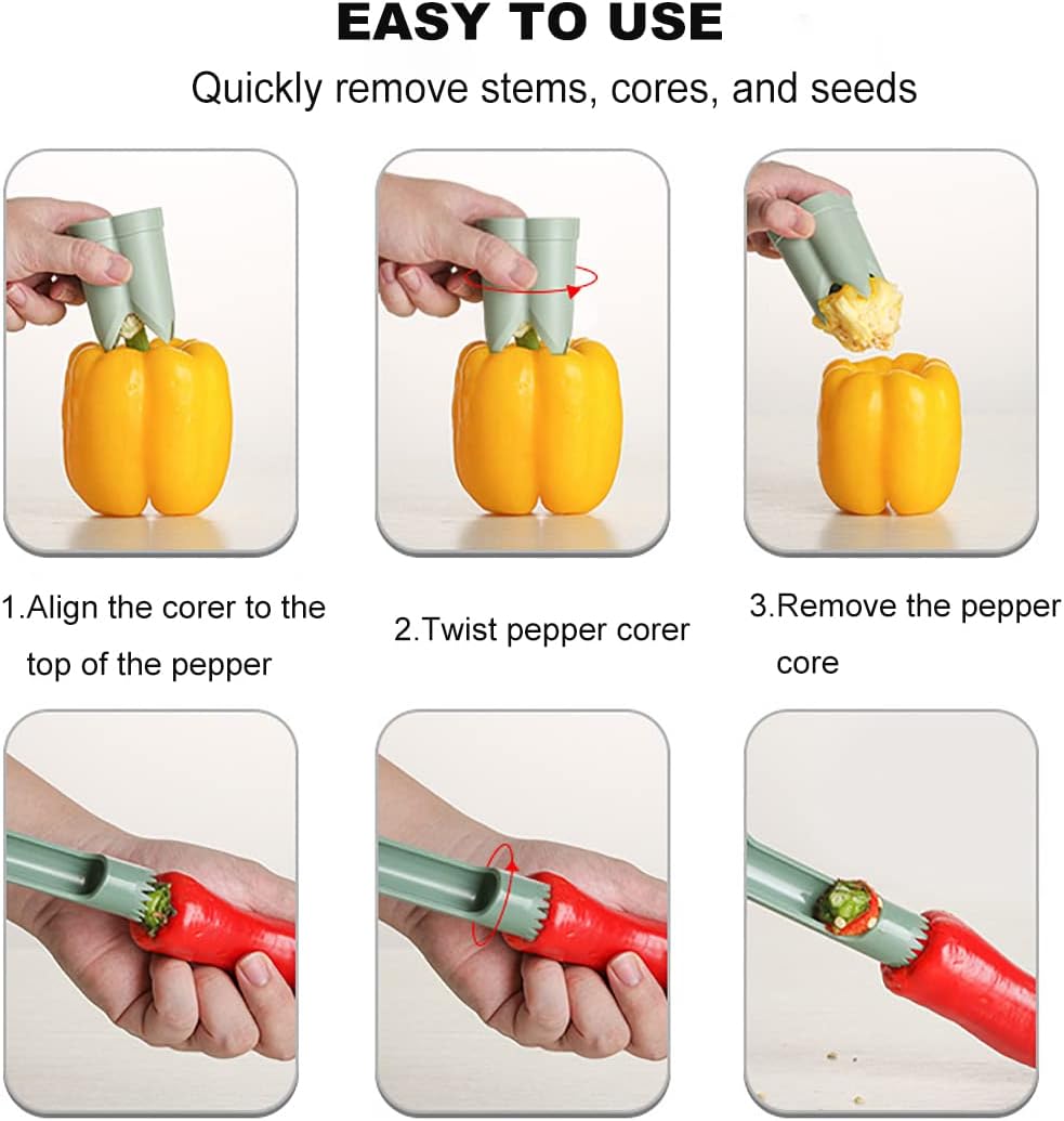 2-in-1 Bell Pepper Corer and S - Kitchen Gadgets Images recension och pris