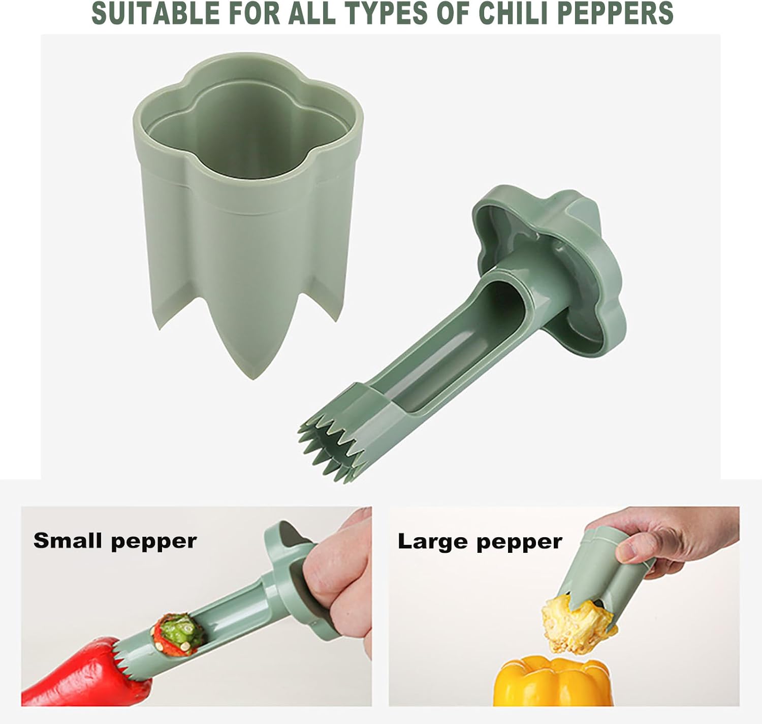 2-in-1 Bell Pepper Corer and S - Kitchen Gadgets Images recension och pris