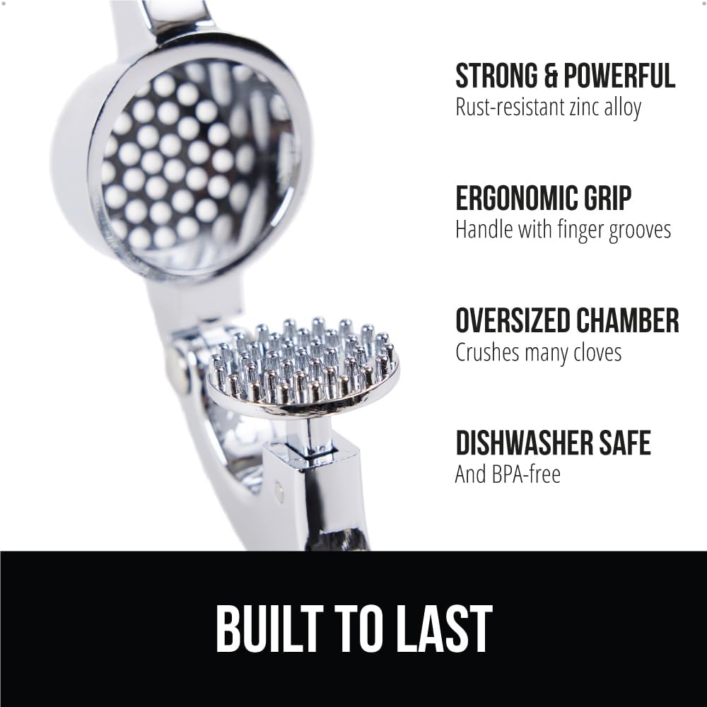 Heavy Duty Garlic Press & Peel - Kitchen Gadgets Images recension och pris