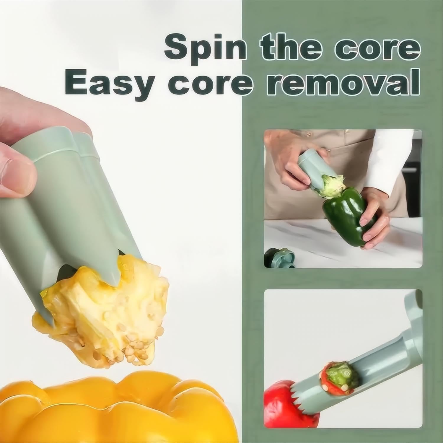 Bell Pepper Corer Tool with Se - Kitchen Gadgets Images recension och pris