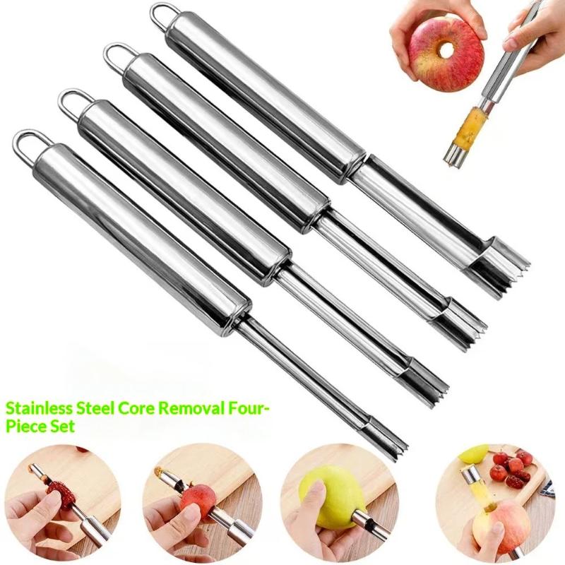 4pcs Fruit Core Remover Cutter - Kitchen Gadgets & Toys recension och pris