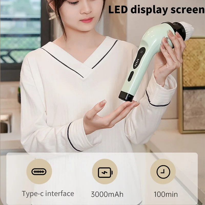 9-in-1 Electric Cleaning Brush - Kitchen Gadgets And Equipment recension och pris