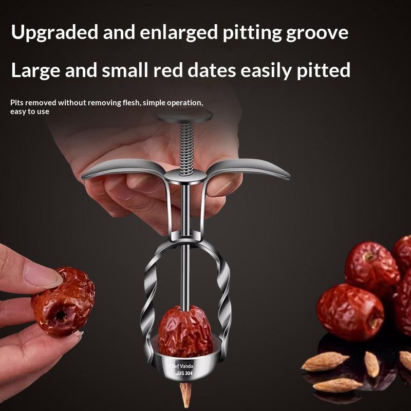Stainless Steel Red Date Pitte - Kitchen Gadgets & Toys recension och pris