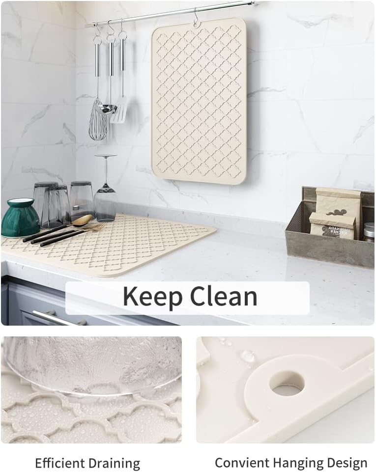 Silicone Dish Drying Mat for K - Kitchen Gadgets Images recension och pris