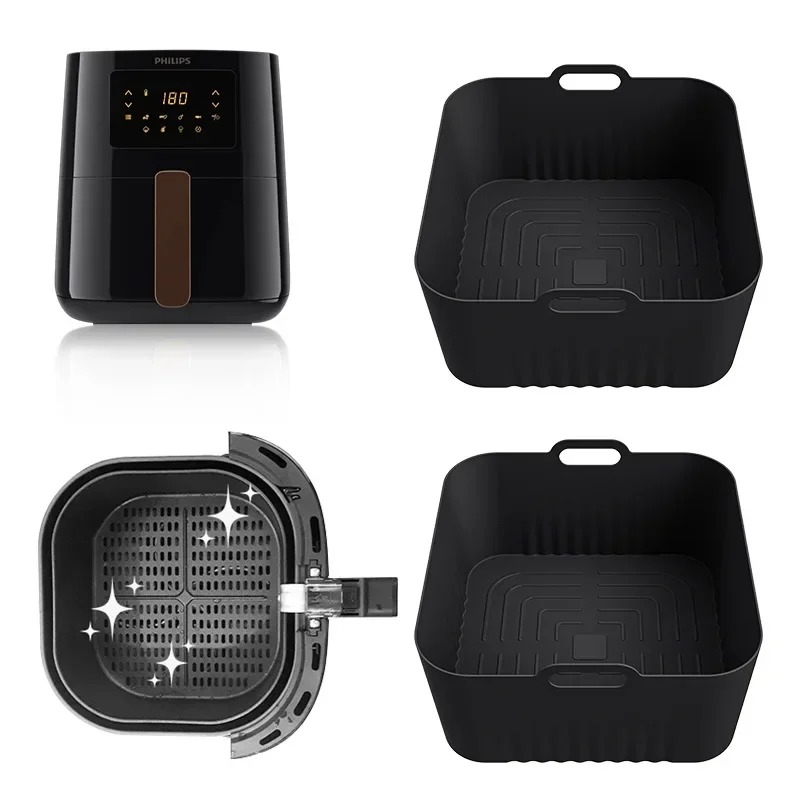 Air Fryer Silicone Baking Tray - Silicone Steamer Basket recension och pris