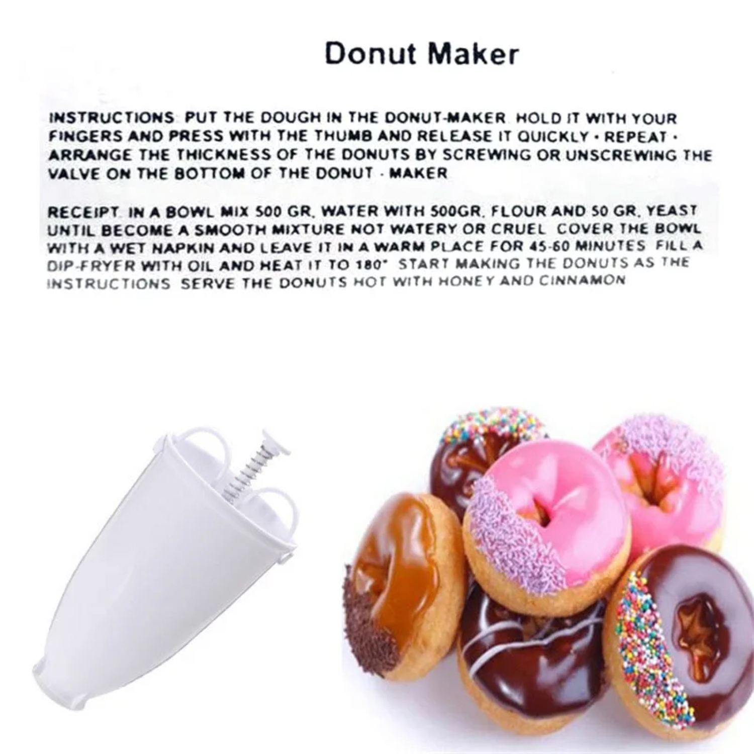 Donut Maker Dispenser Donut Ma - Kitchen Gadgets In China recension och pris