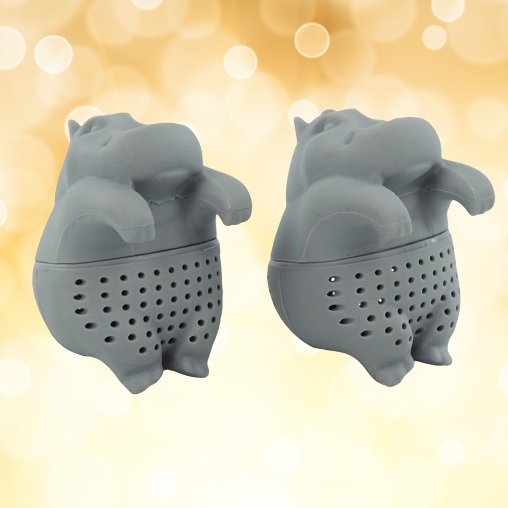 Hippo Silicone Tea Infuser Gre - Funny Kitchen Gadgets Gifts recension och pris