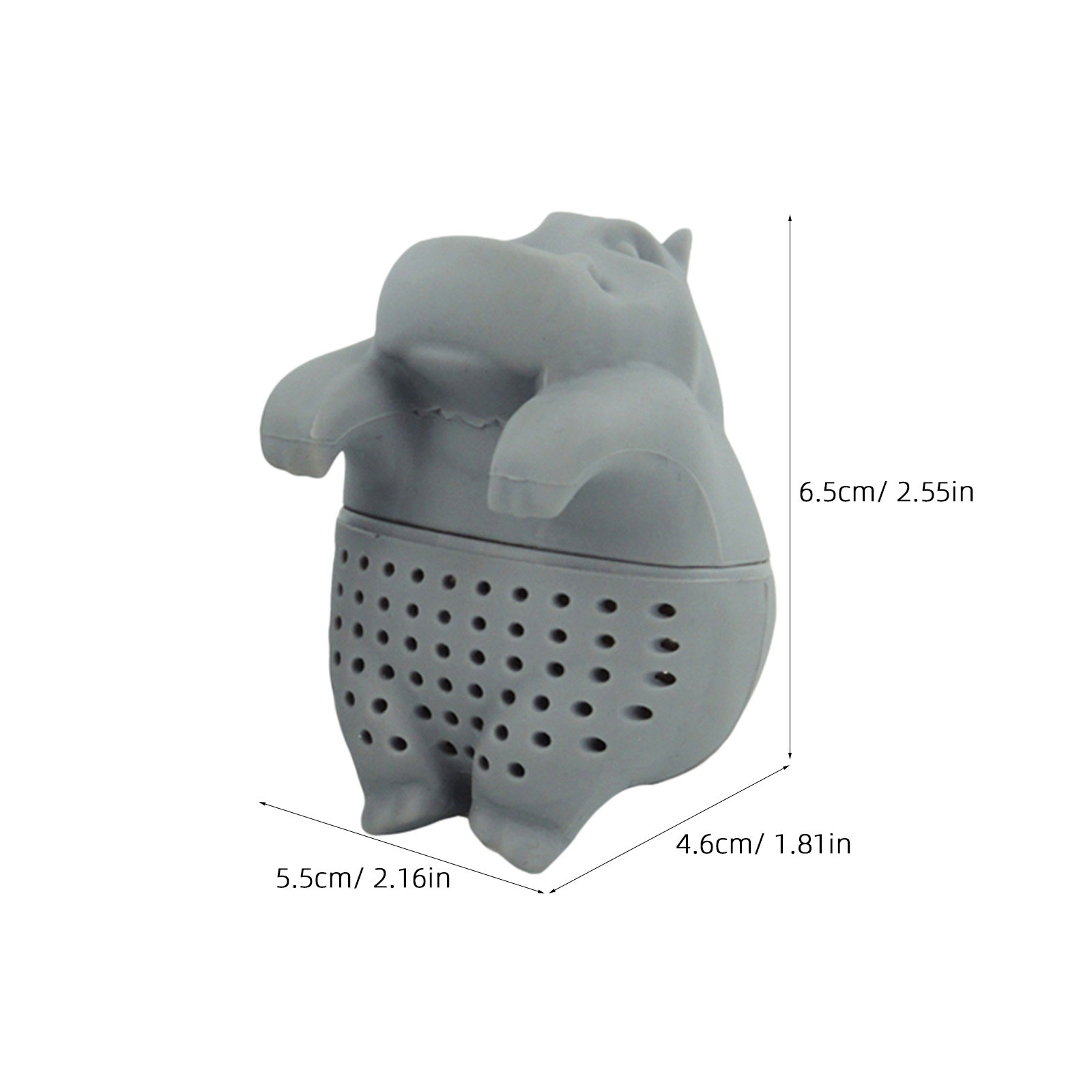 Hippo Silicone Tea Infuser Gre - Funny Kitchen Gadgets Gifts recension och pris