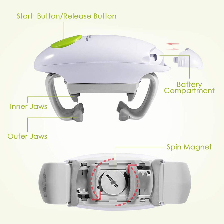 Electric Can Openers Automatic - Kitchen Gadgets Jar Openers recension och pris