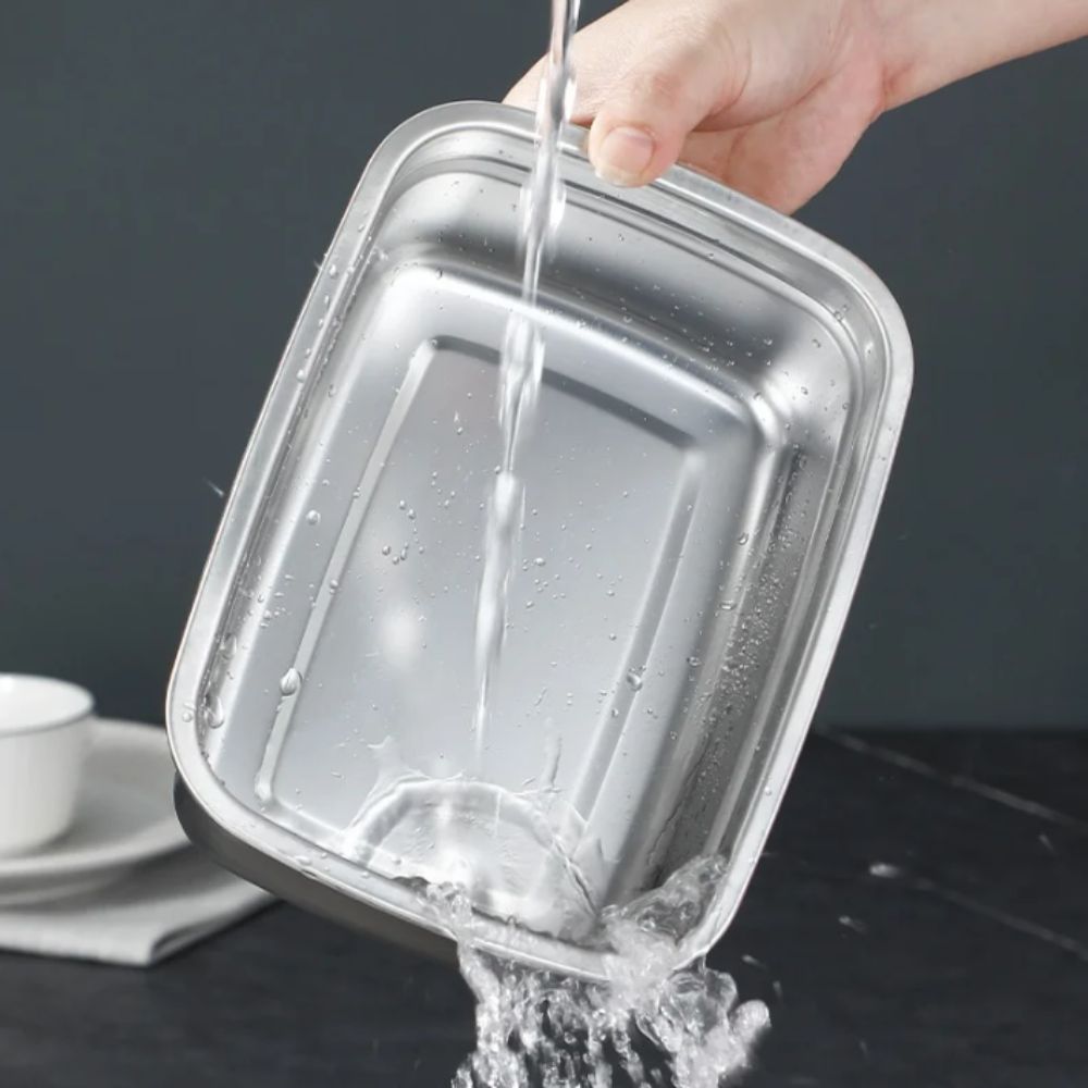 Stainless Steel Lunch Box Bent - Kitchen Gadgets For Kids recension och pris